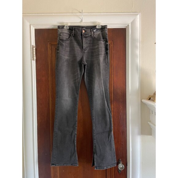 Express Mid Rise Black Hyper Sculpt Skyscraper Jeans 12L - Picture 5 of 8
